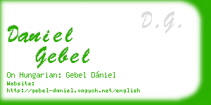 daniel gebel business card